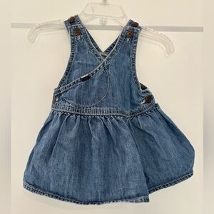 Baby B’Gosh Denim overall dress 3 months